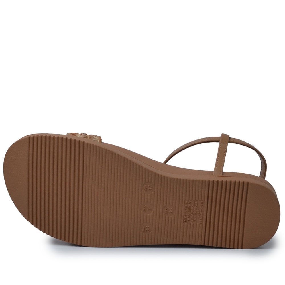 Sandália Papete Via Marte Feminina 169-013-01 Marrom 5