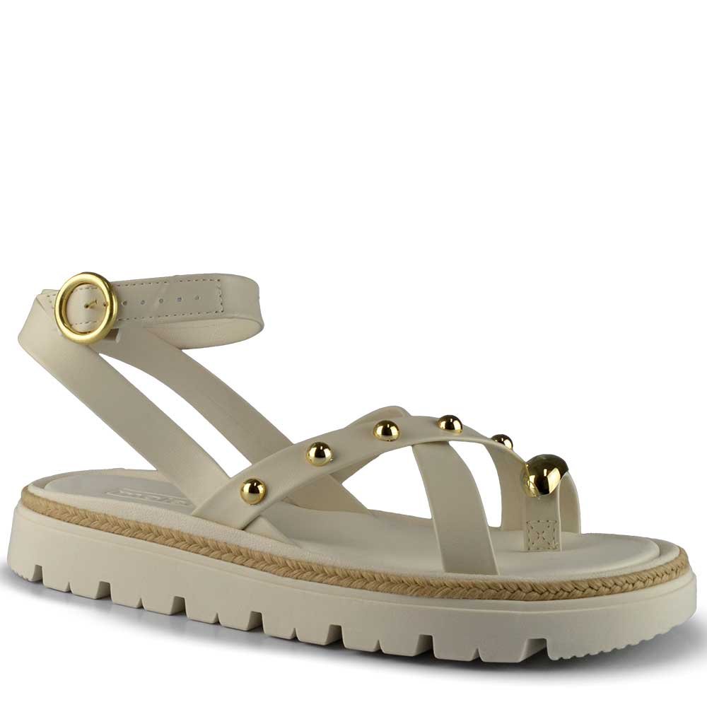 Sandália Papete Moleca Feminina 5504.213 Branco 2