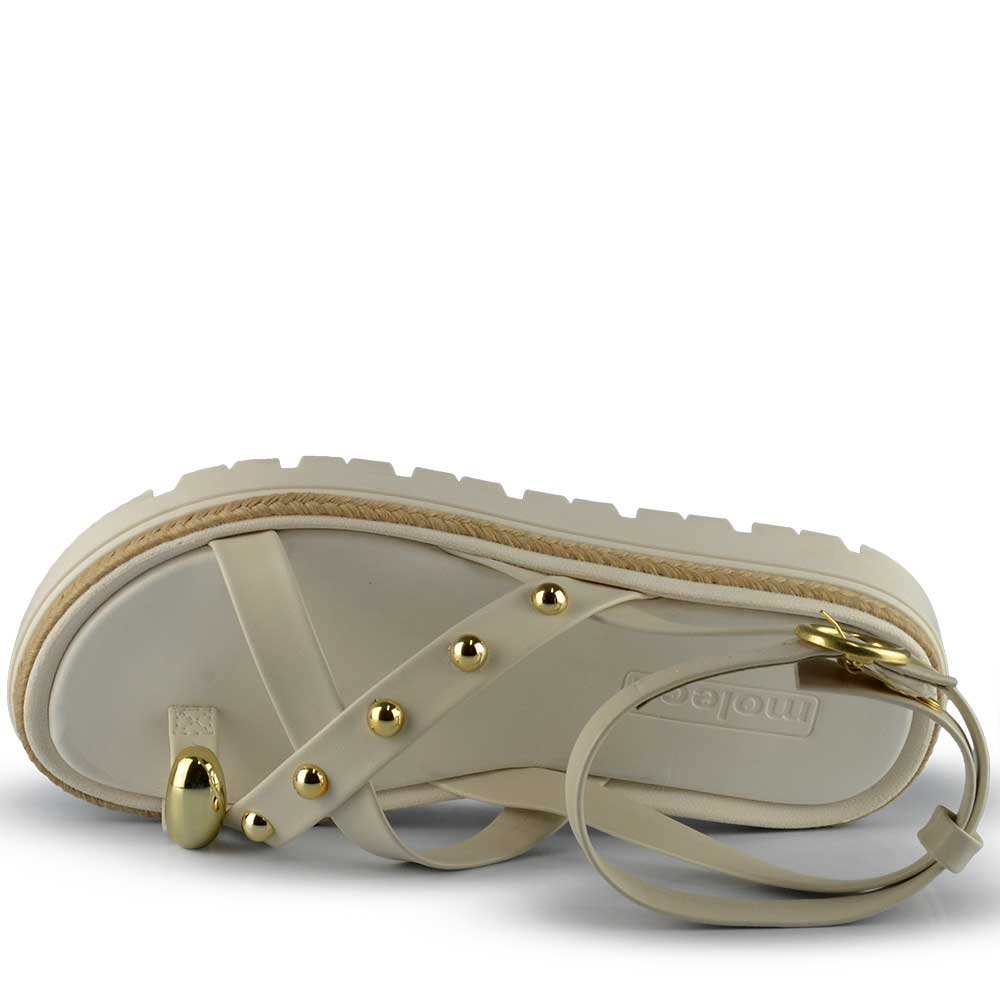 Sandália Papete Moleca Feminina 5504.213 Branco 4