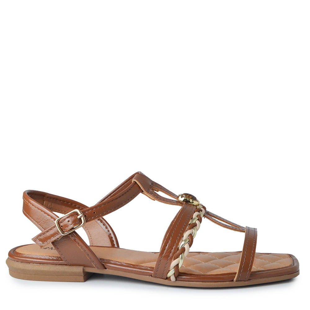 Sandália Rasteira Mississipi Feminina JO391