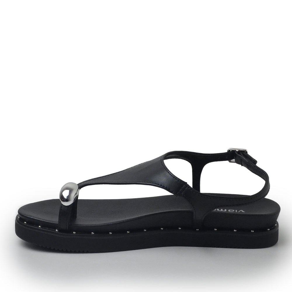 Sandália Papete Via Marte Feminina 169-001-01 Preto 3