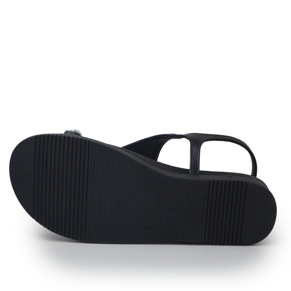 Sandália Papete Via Marte Feminina 169-001-01 Preto 5