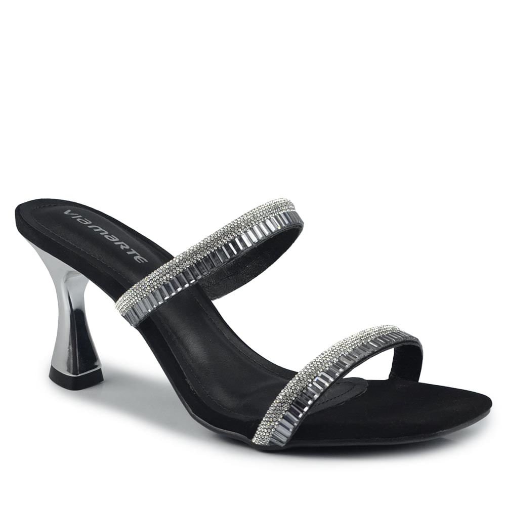 Tamanco Via Marte Feminino 166-026-03 Preto 2