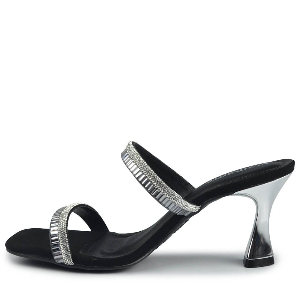 Tamanco Via Marte Feminino 166-026-03 Preto 3