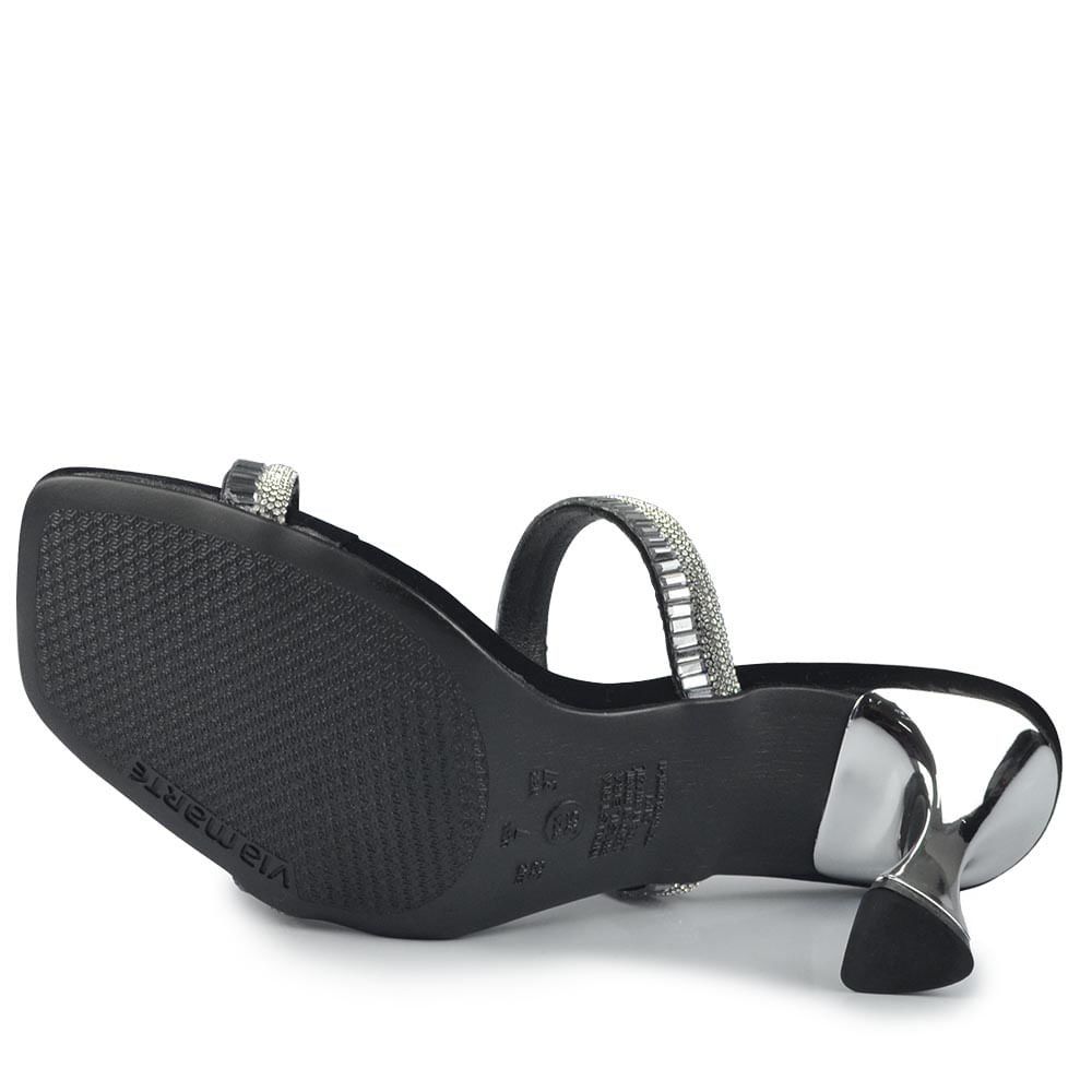 Tamanco Via Marte Feminino 166-026-03 Preto 5