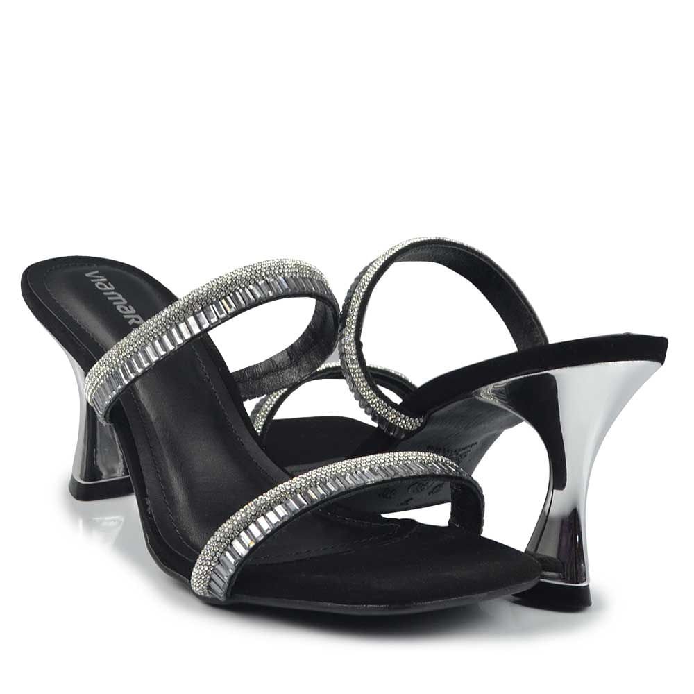 Tamanco Via Marte Feminino 166-026-03 Preto 6