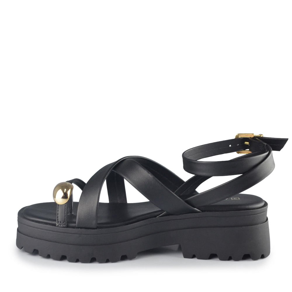 Sandália Papate Ramarim Feminina 2538204 Preto 3