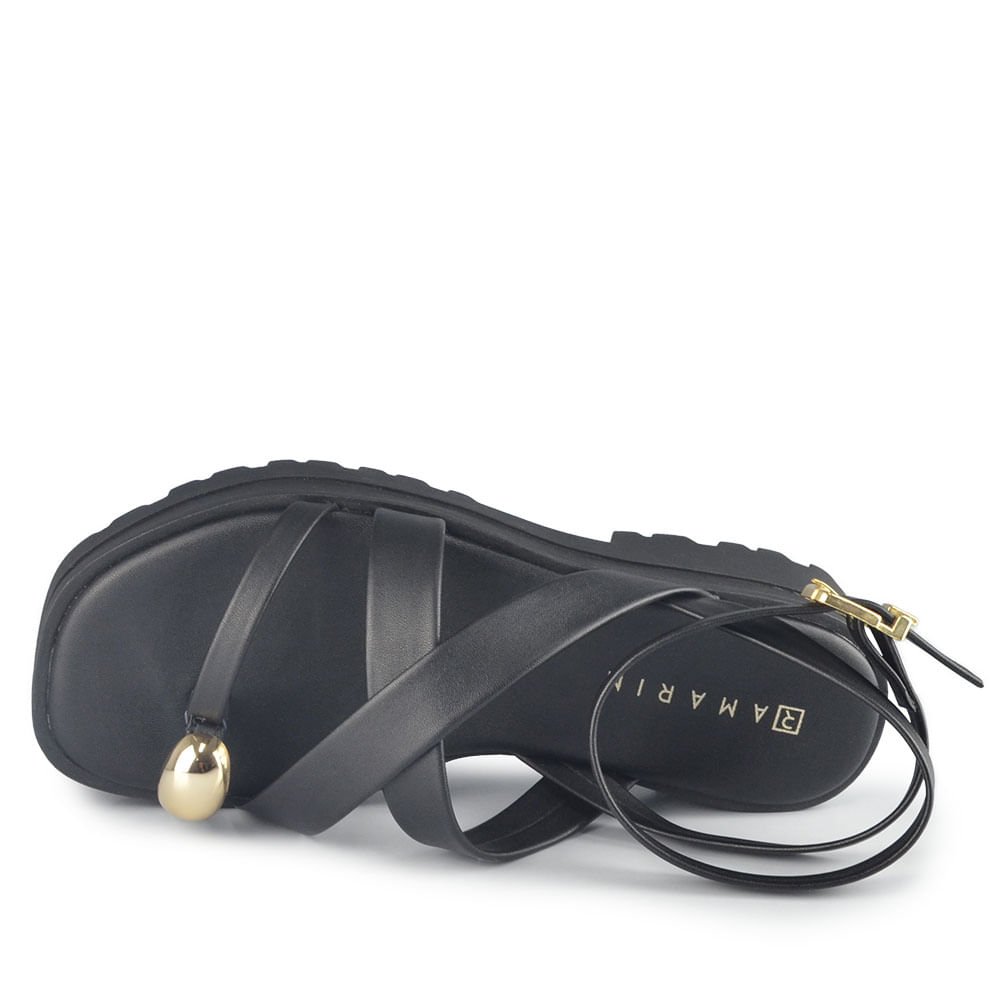 Sandália Papate Ramarim Feminina 2538204 Preto 4