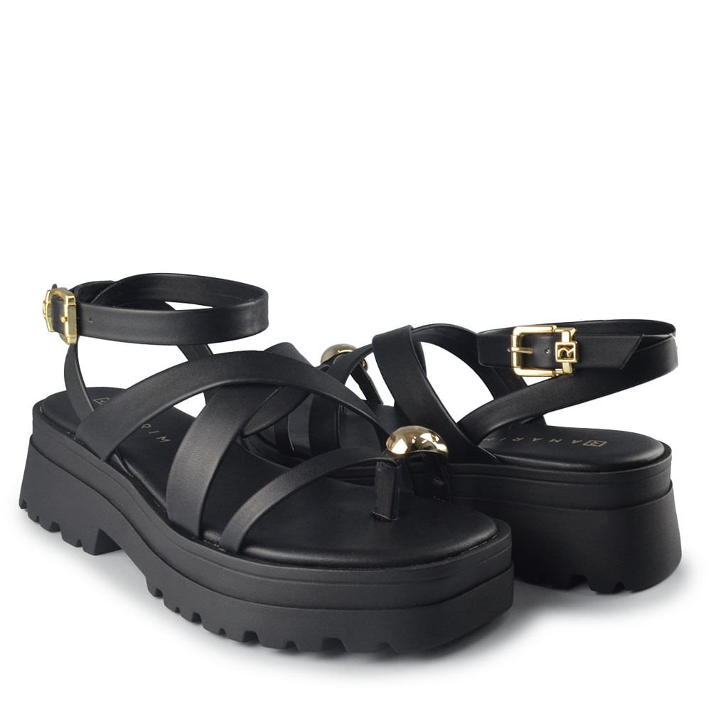 Sandália Papate Ramarim Feminina 2538204 Preto 6