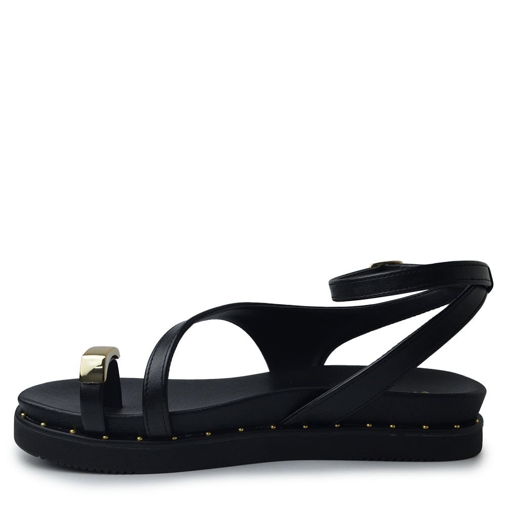 Sandália Papete Via Marte Feminina 169-016-01 Preto 3