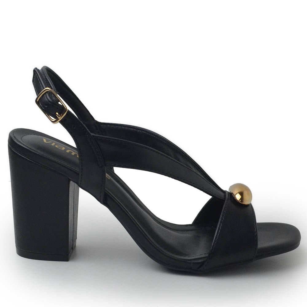 Sandália Via Marte Feminina Salto Alto 164-001-01