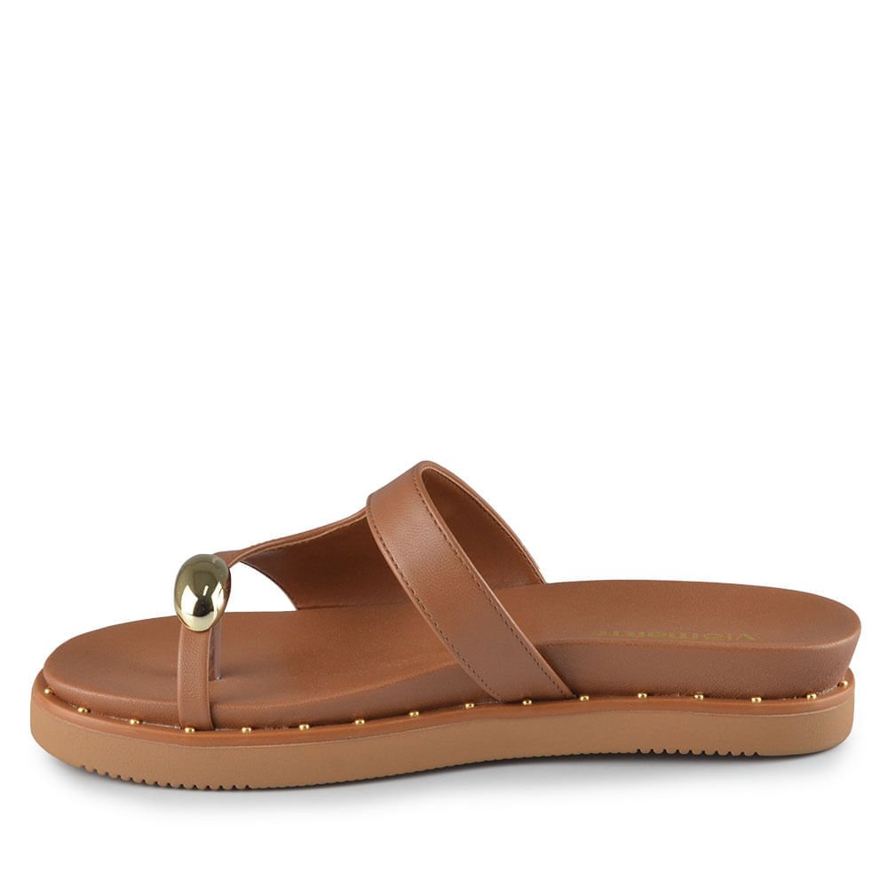 Sandália Papete Via Marte Feminina 169-022-01 Marrom 3