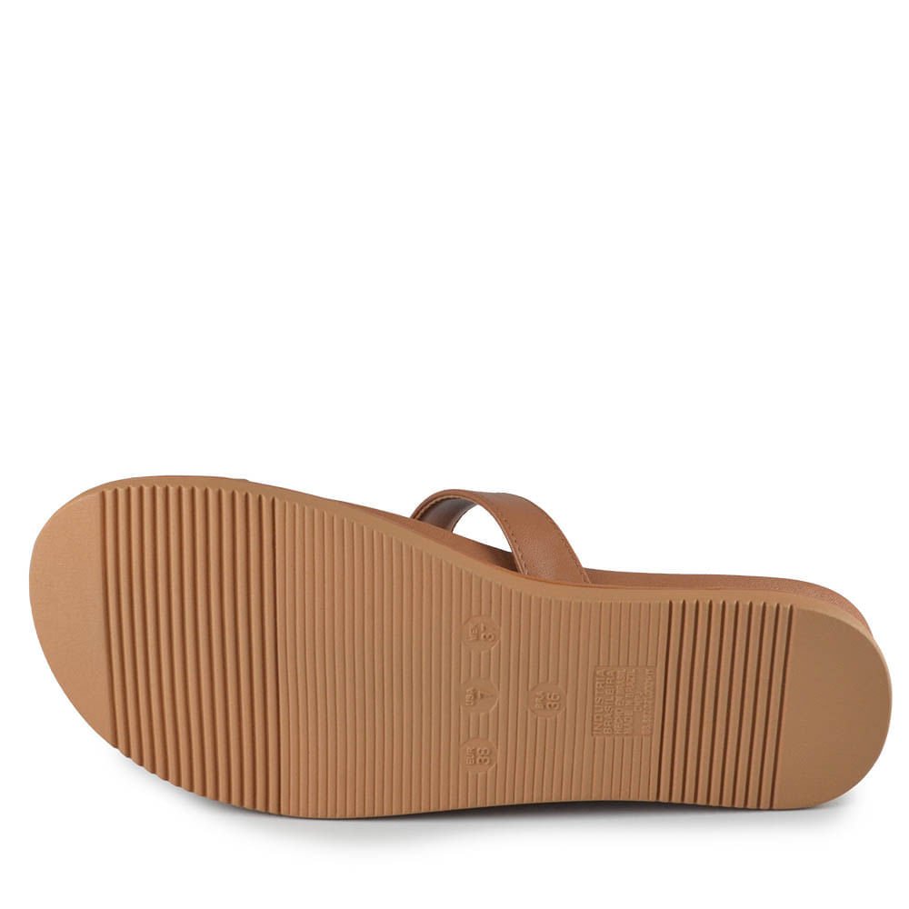 Sandália Papete Via Marte Feminina 169-022-01 Marrom 5