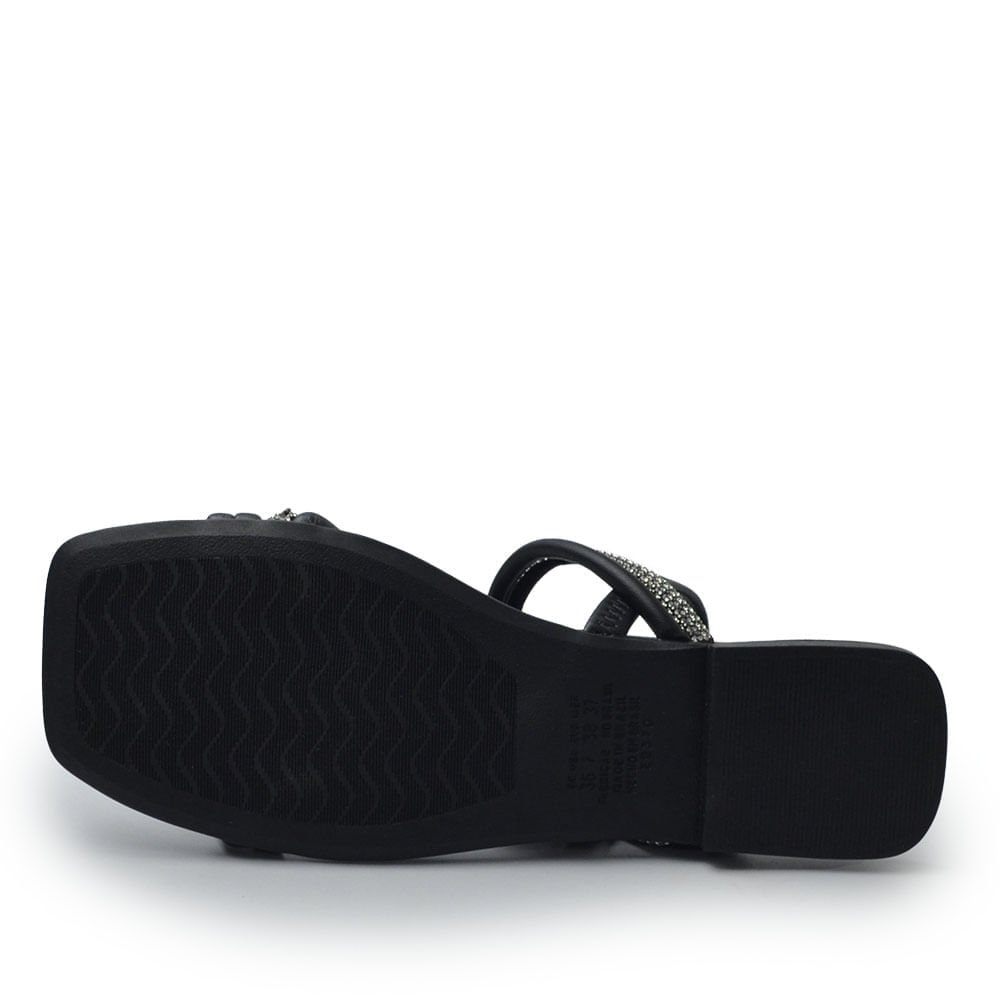 Sandália Rasteira Dakota Feminina Y7901 Preto 5