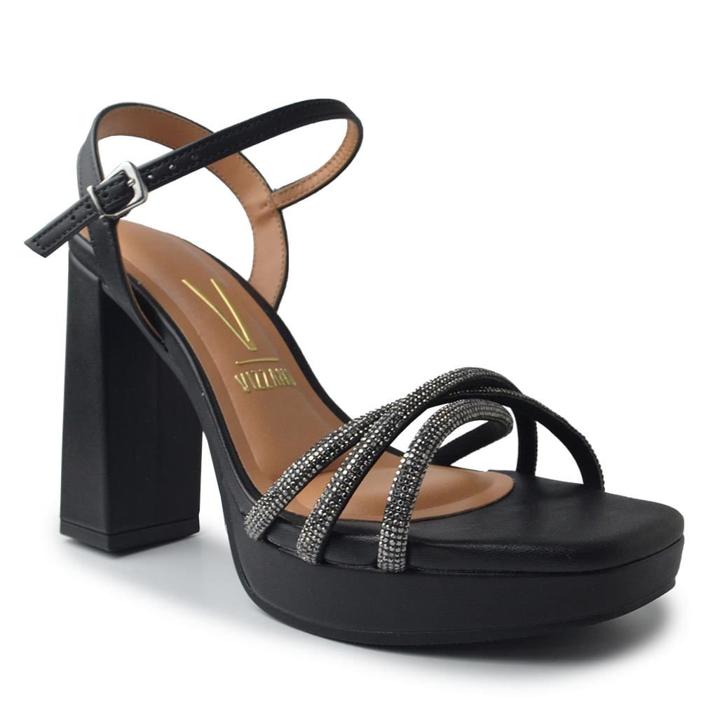 Sandália Vizzano Salto Alto Feminina 6551.105 Preto 2