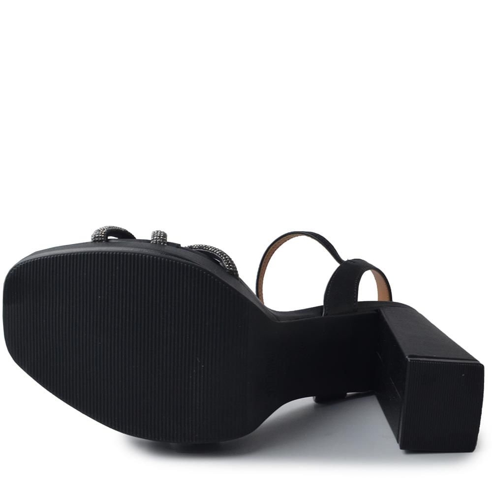 Sandália Vizzano Salto Alto Feminina 6551.105 Preto 5