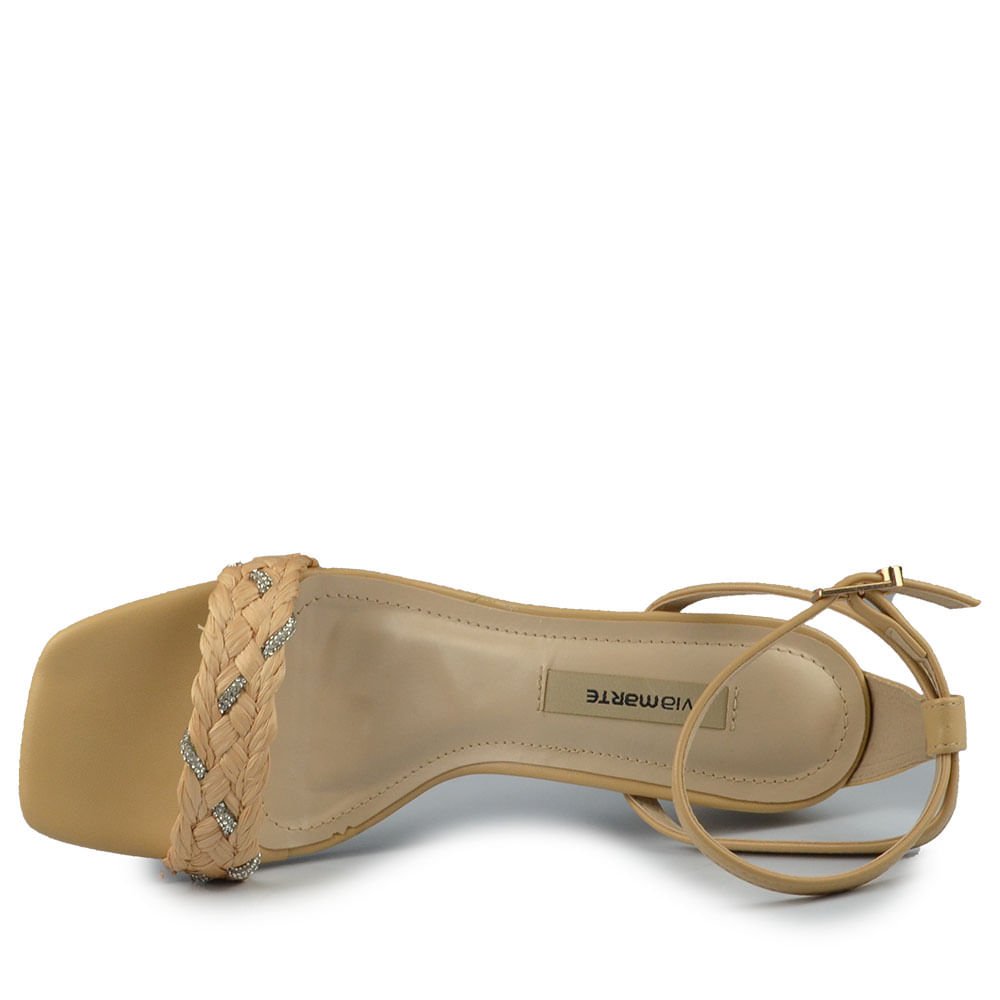 Sandália Salto Alto Via Marte Feminina 288-006-01 Bege 4