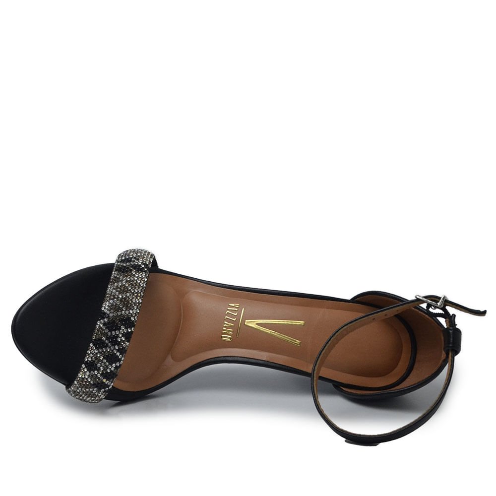 Sandália Vizzano Feminina Salto Fino 6249.1003 Preto 4