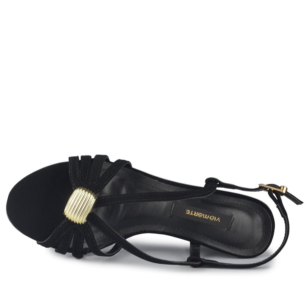 Sandália Salto Alto Via Marte Feminina 279-009-01 Preto 4