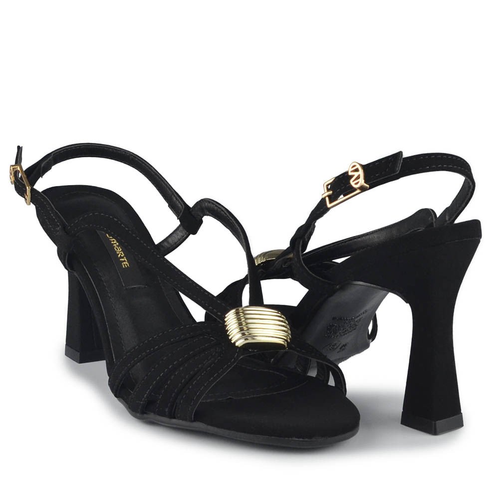 Sandália Salto Alto Via Marte Feminina 279-009-01 Preto 6