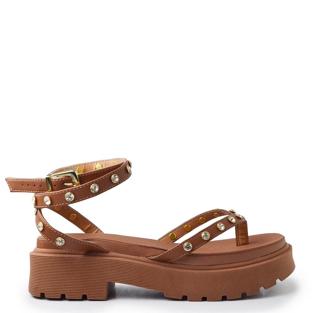Sandália Flatform Vizzano Feminina 6499.133