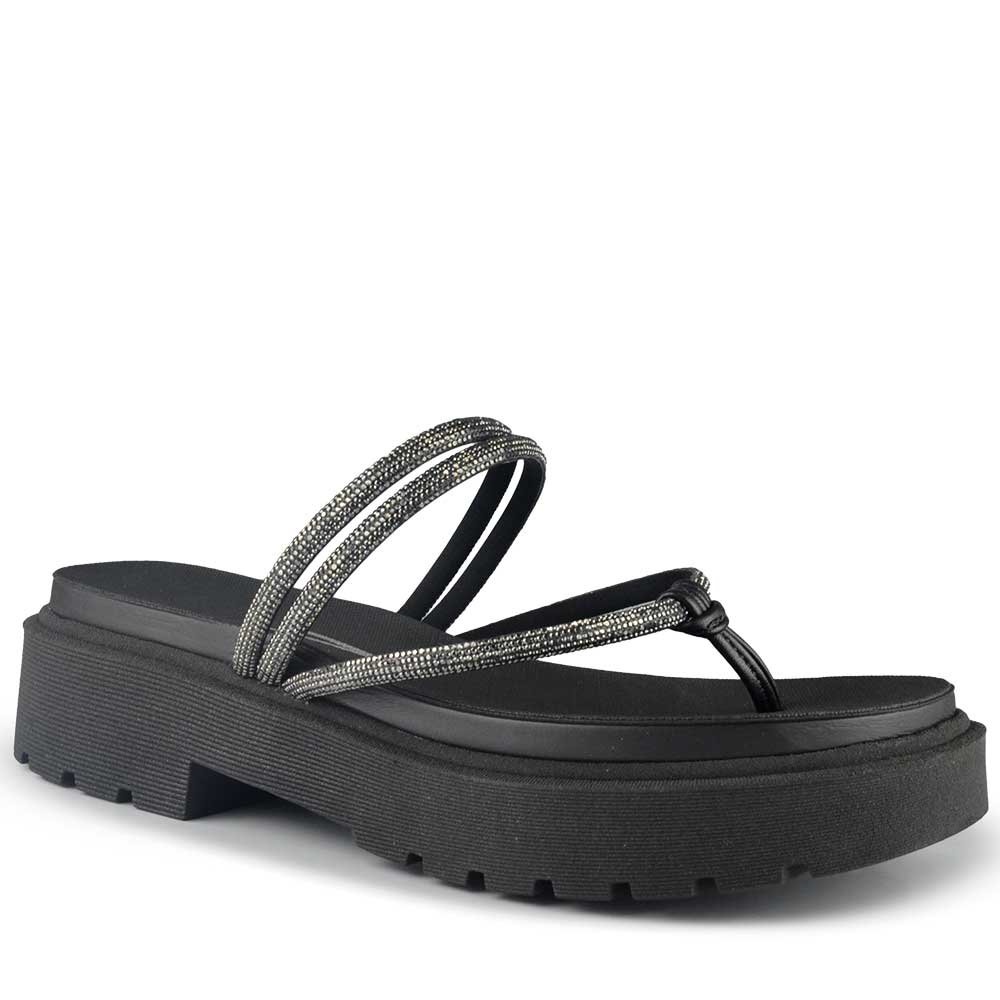 Sandália Papete Vizzano Feminina 6499.127 Preto 2