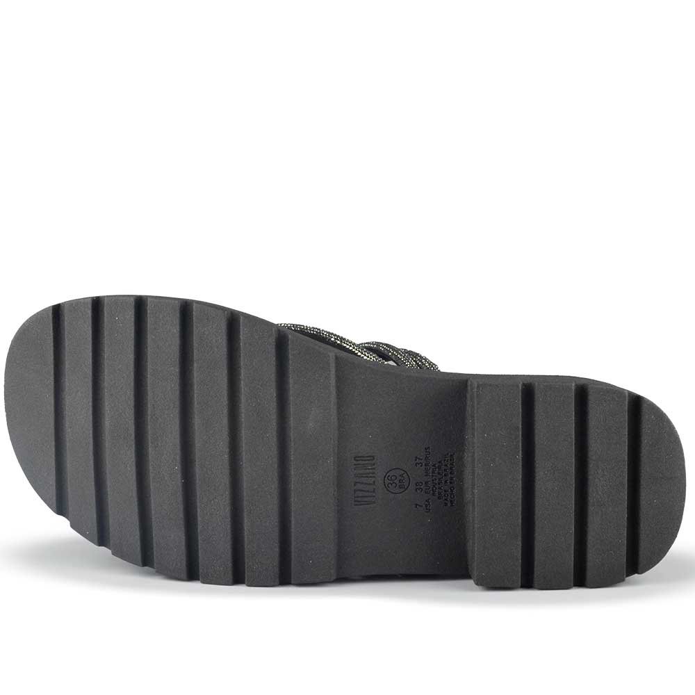 Sandália Papete Vizzano Feminina 6499.127 Preto 5