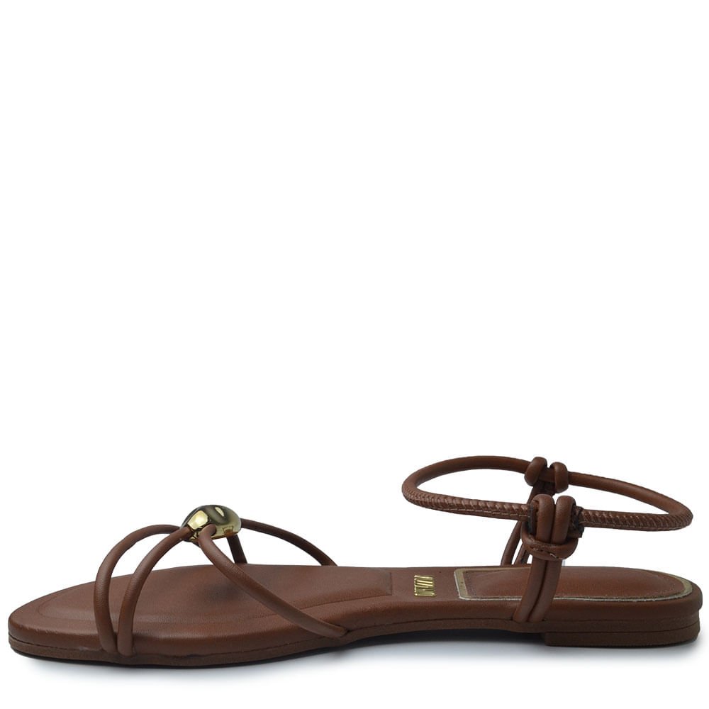 Sandália Rasteira Vizzano Feminina 6528.109 Marrom 3