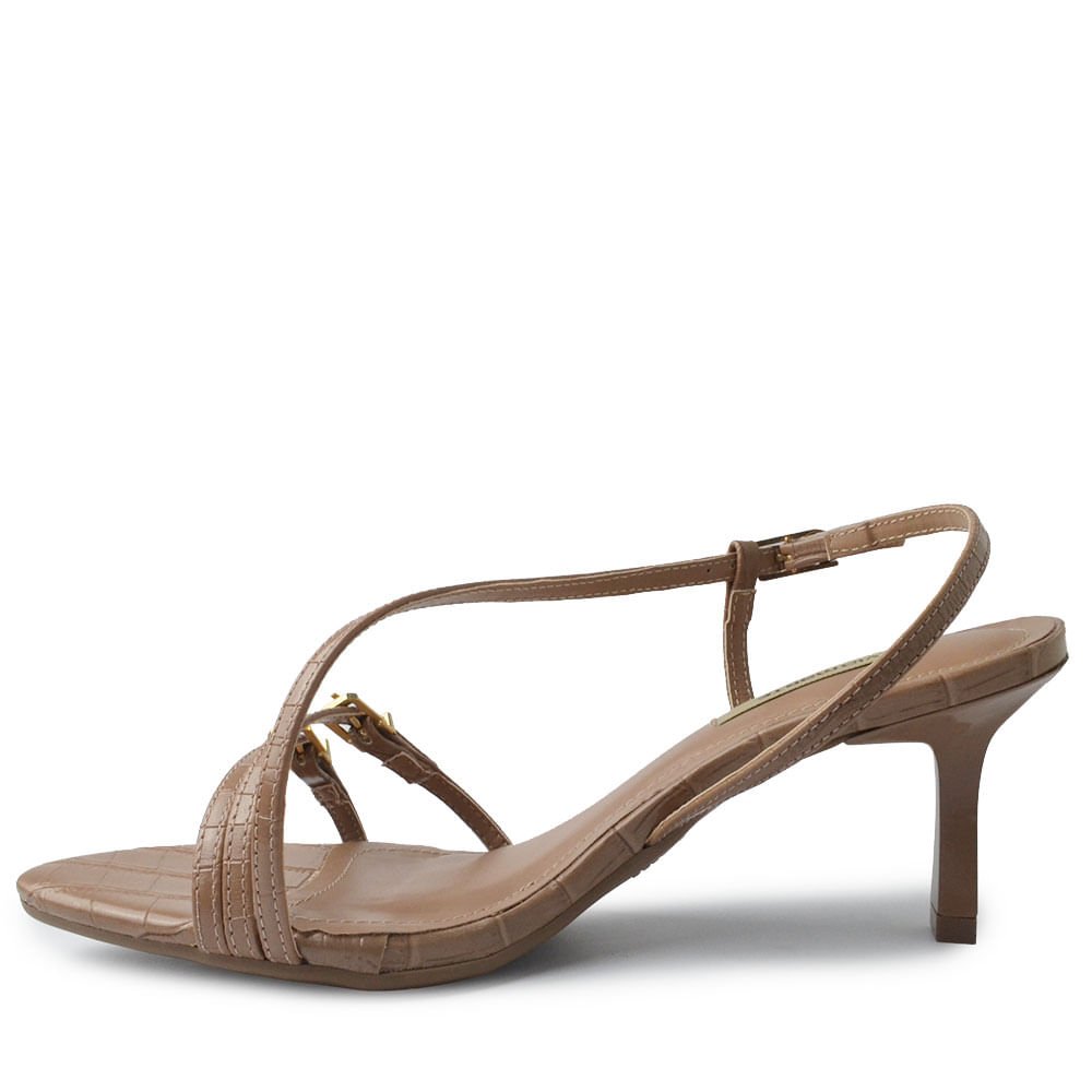 Sandália Via Marte Feminina Salto Alto 336-001-01 Bege 3