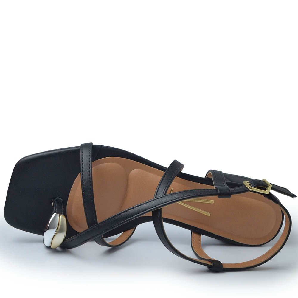 Sandália Vizzano Feminina Salto Baixo 6454.123 Preto 4