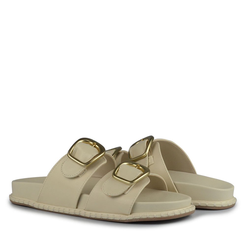 Sandália Papete Via Marte Feminina 315-006-01 Branco 6