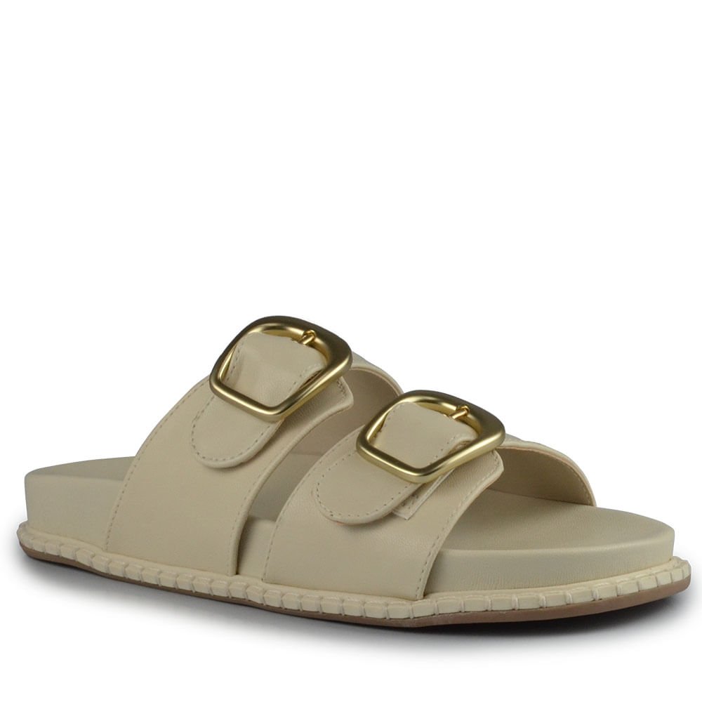 Sandália Papete Via Marte Feminina 315-006-01 Branco 2