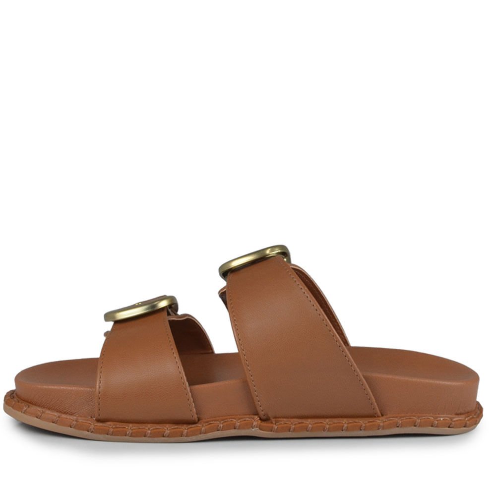 Sandália Papete Via Marte Feminina 315-006-01 Marrom 3