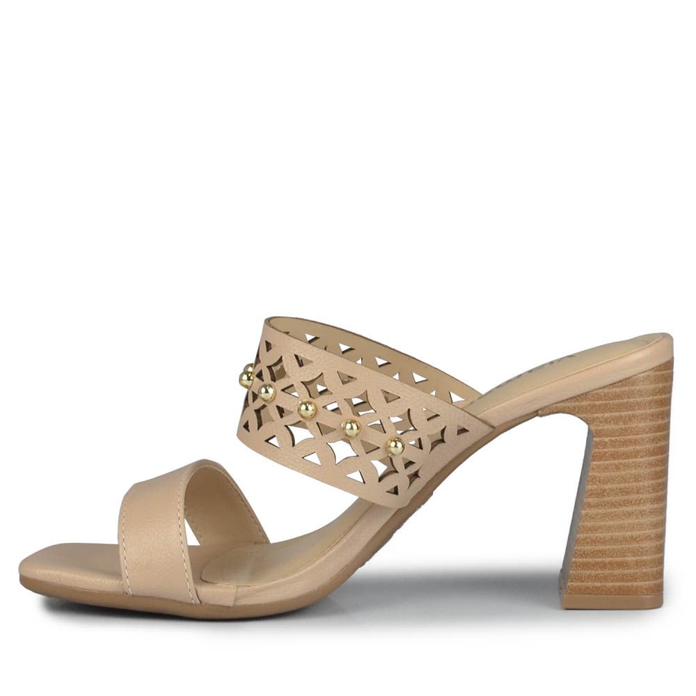 Tamanco Via Marte Feminino 319-008-01 Bege 3