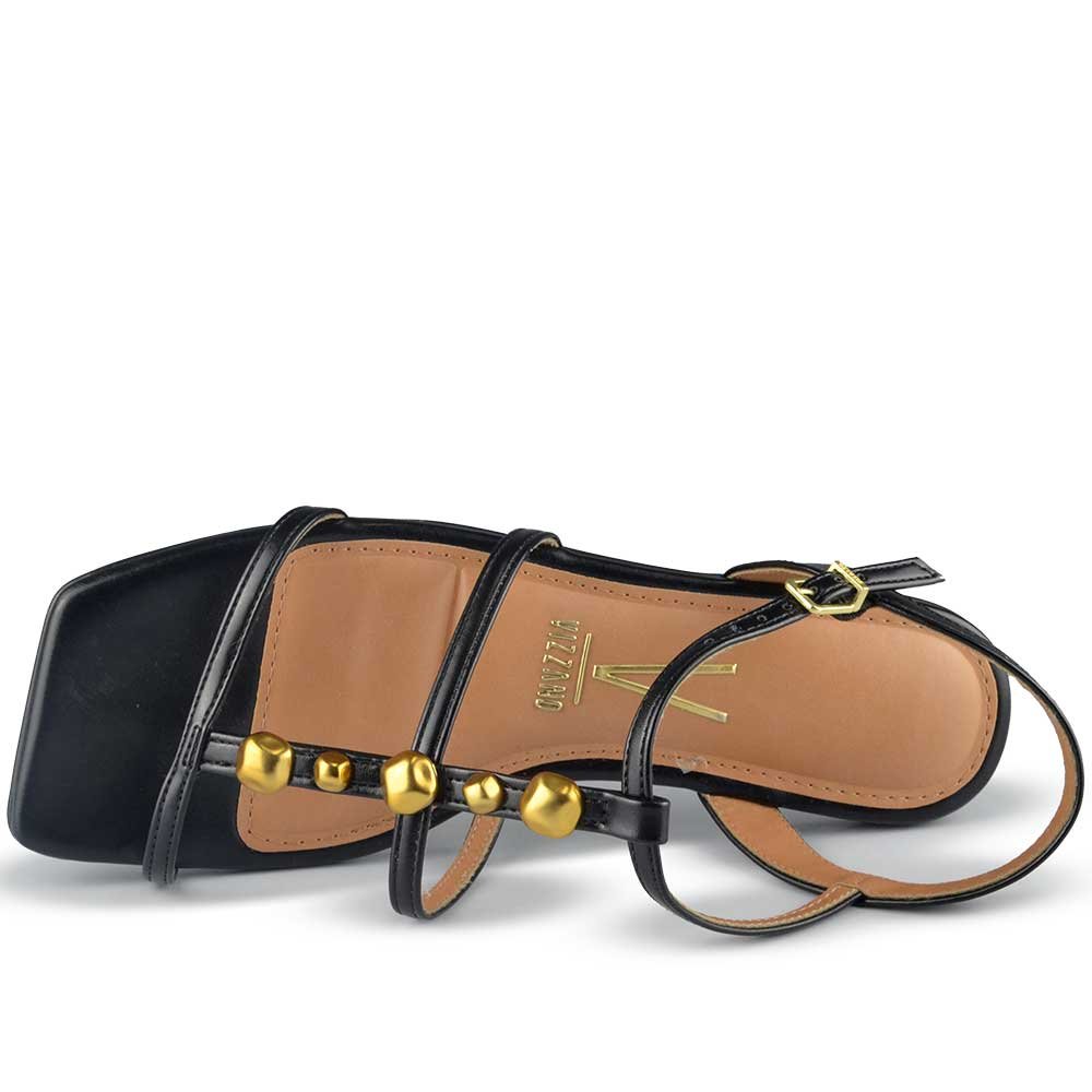 Sandália Rasteira Vizzano Feminina 6513.218 Preto 4