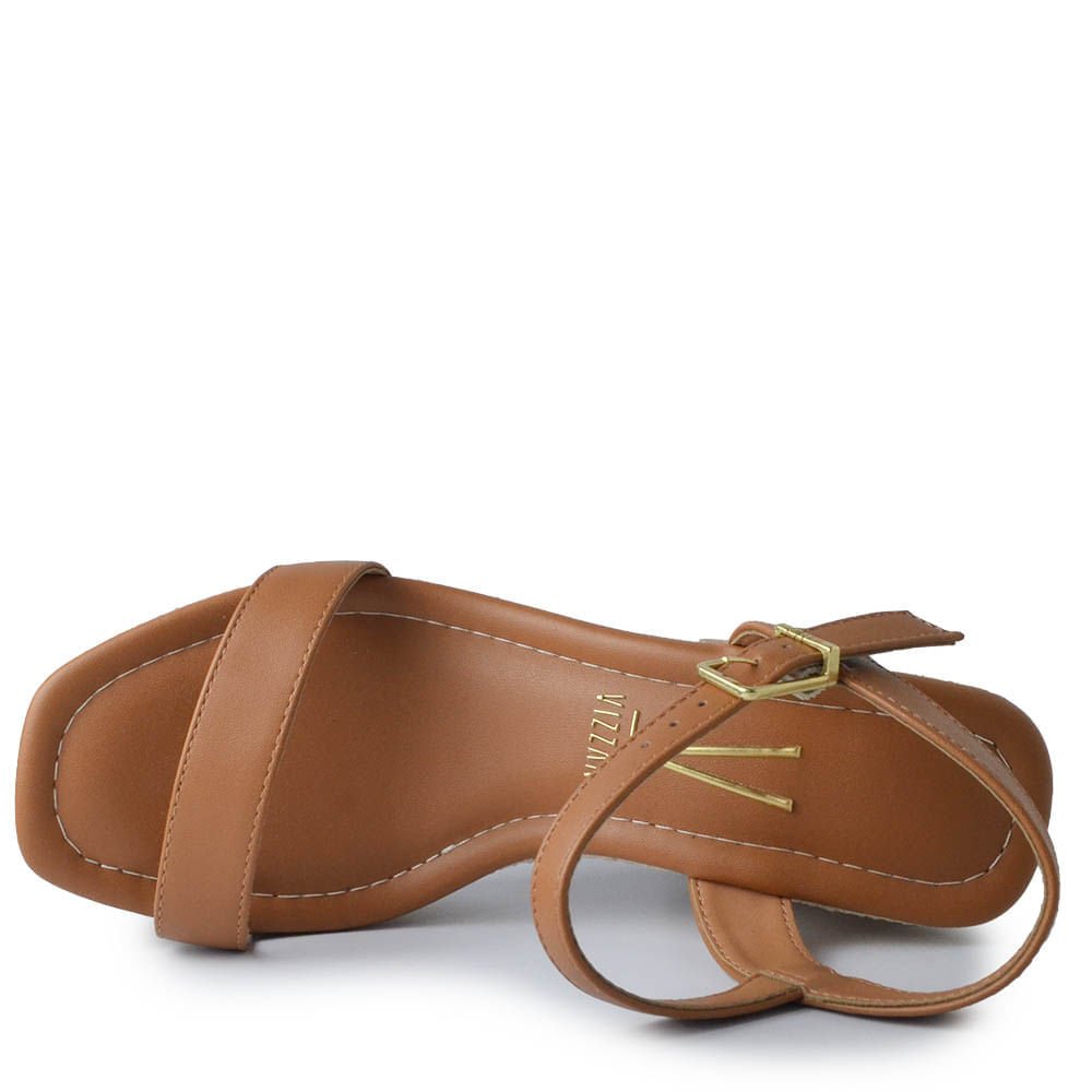 Sandália Plataforma Vizzano Feminina 6541.100 Marrom 4