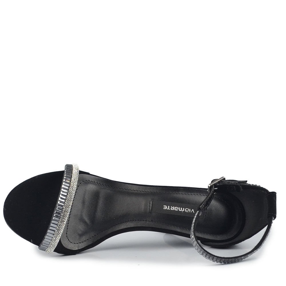 Sandália Salto Fino Via Marte Feminina 282-001-01 Preto 4