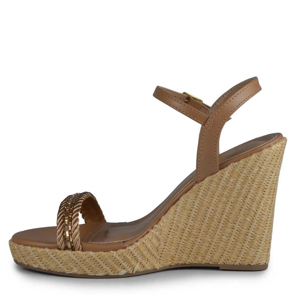 Sandália Anabela Via Marte Feminina 295-002-01 Marrom 3