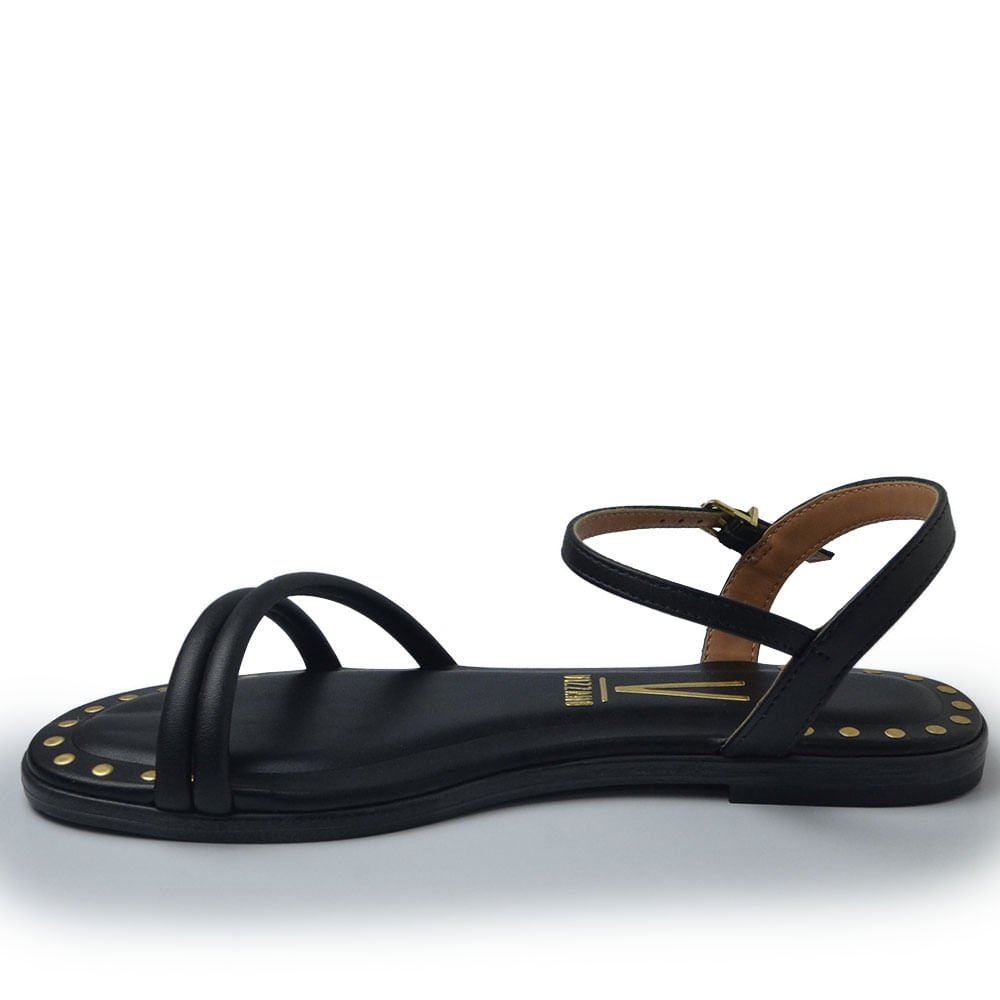 Sandália Rasteira Vizzano Feminina 6523.100 Preto 3