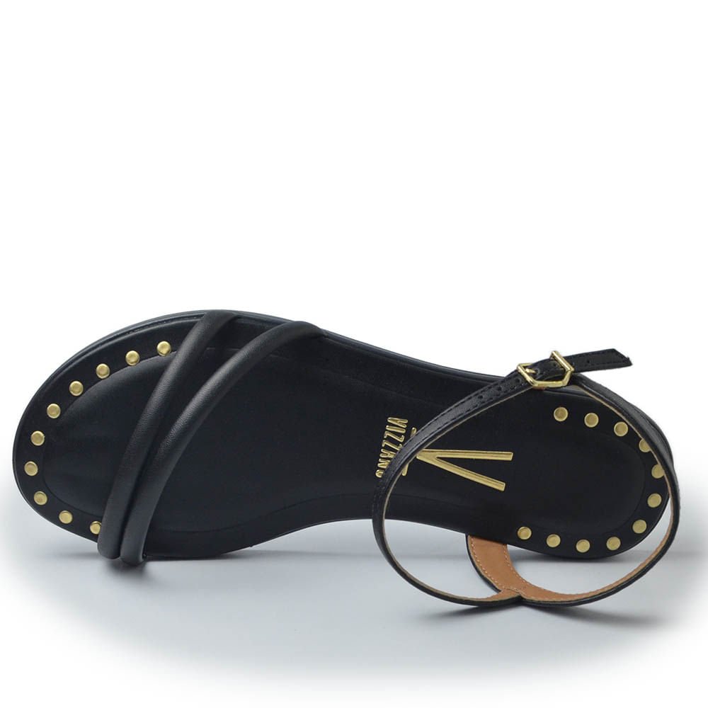 Sandália Rasteira Vizzano Feminina 6523.100 Preto 4