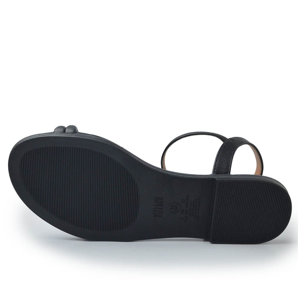 Sandália Rasteira Vizzano Feminina 6523.100 Preto 5