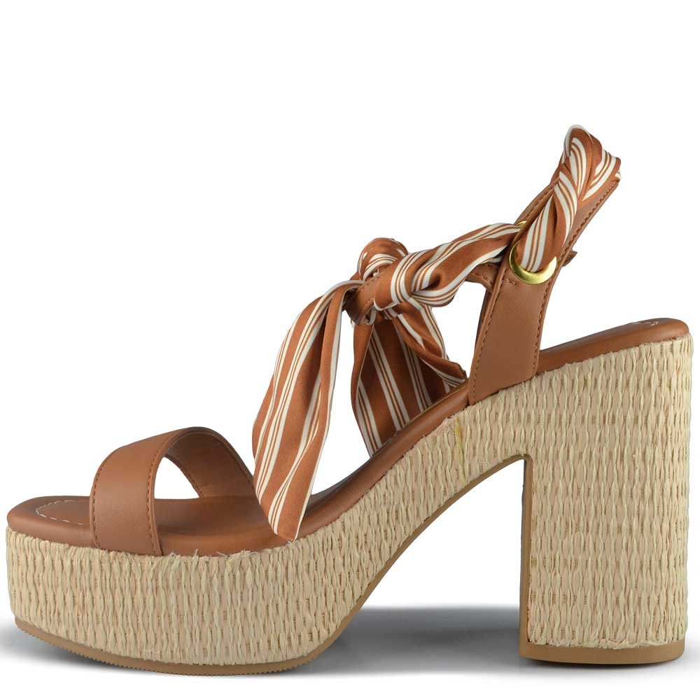 Sandália Salto Alto Vizzano Feminina 6541.103 Marrom 3