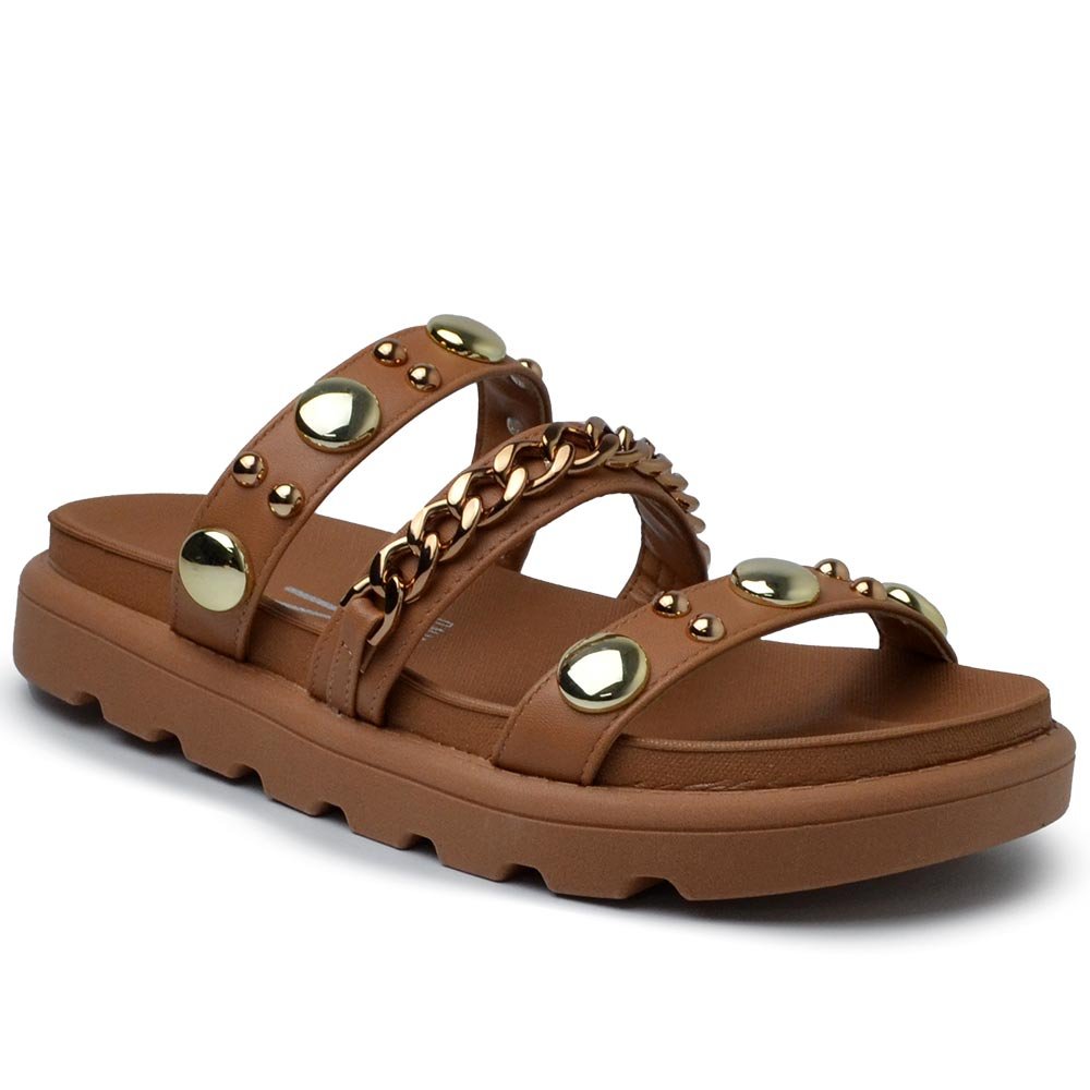 Sandália Papete Vizzano Feminina 6510.102 Marrom 2