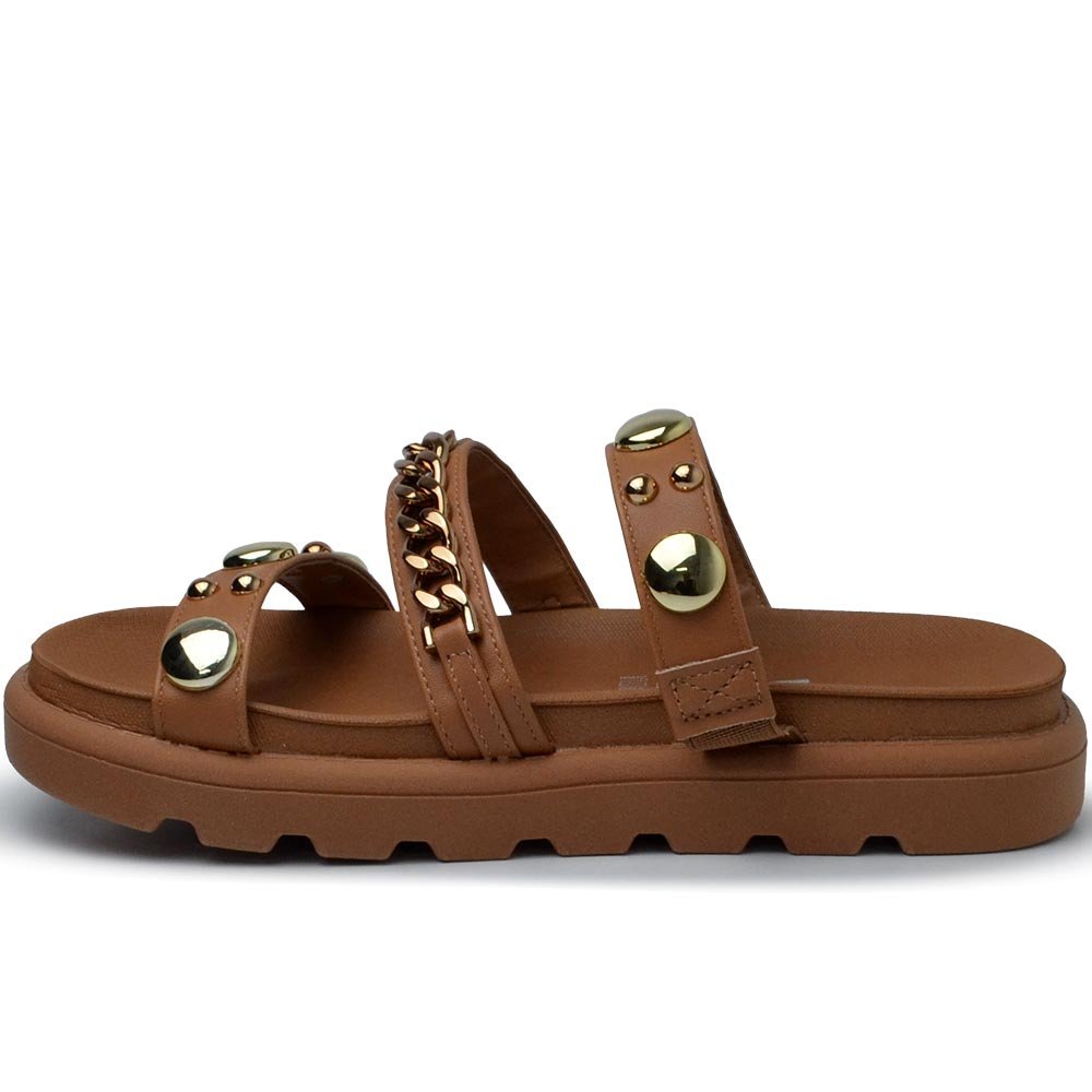 Sandália Papete Vizzano Feminina 6510.102 Marrom 3