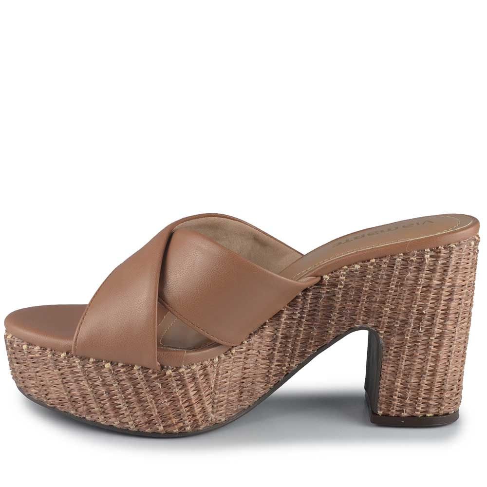 Tamanco Via Marte Feminino 275-008-01 Marrom 3