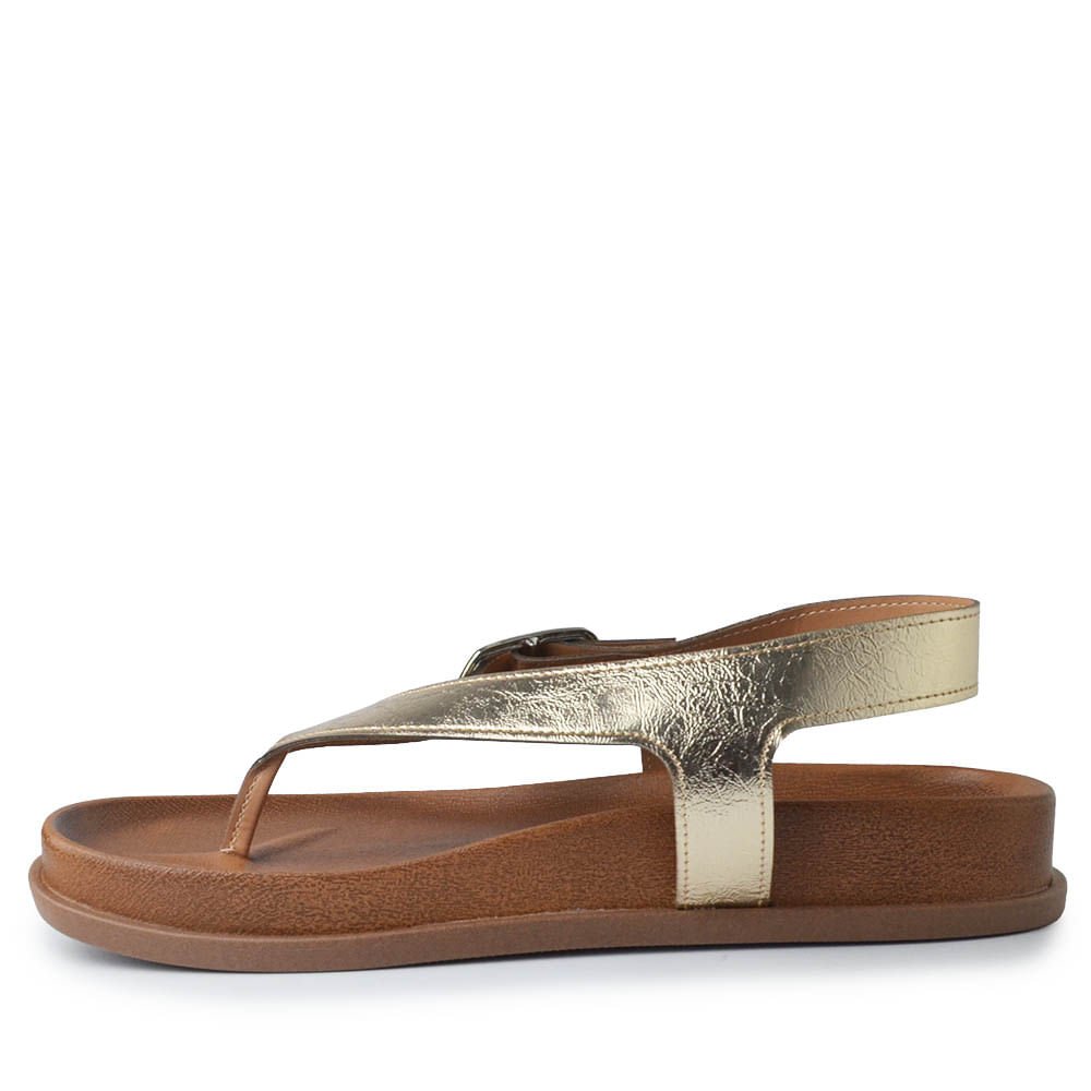 Sandália Papete Vizzano Feminina 6570.201 Dourado 3