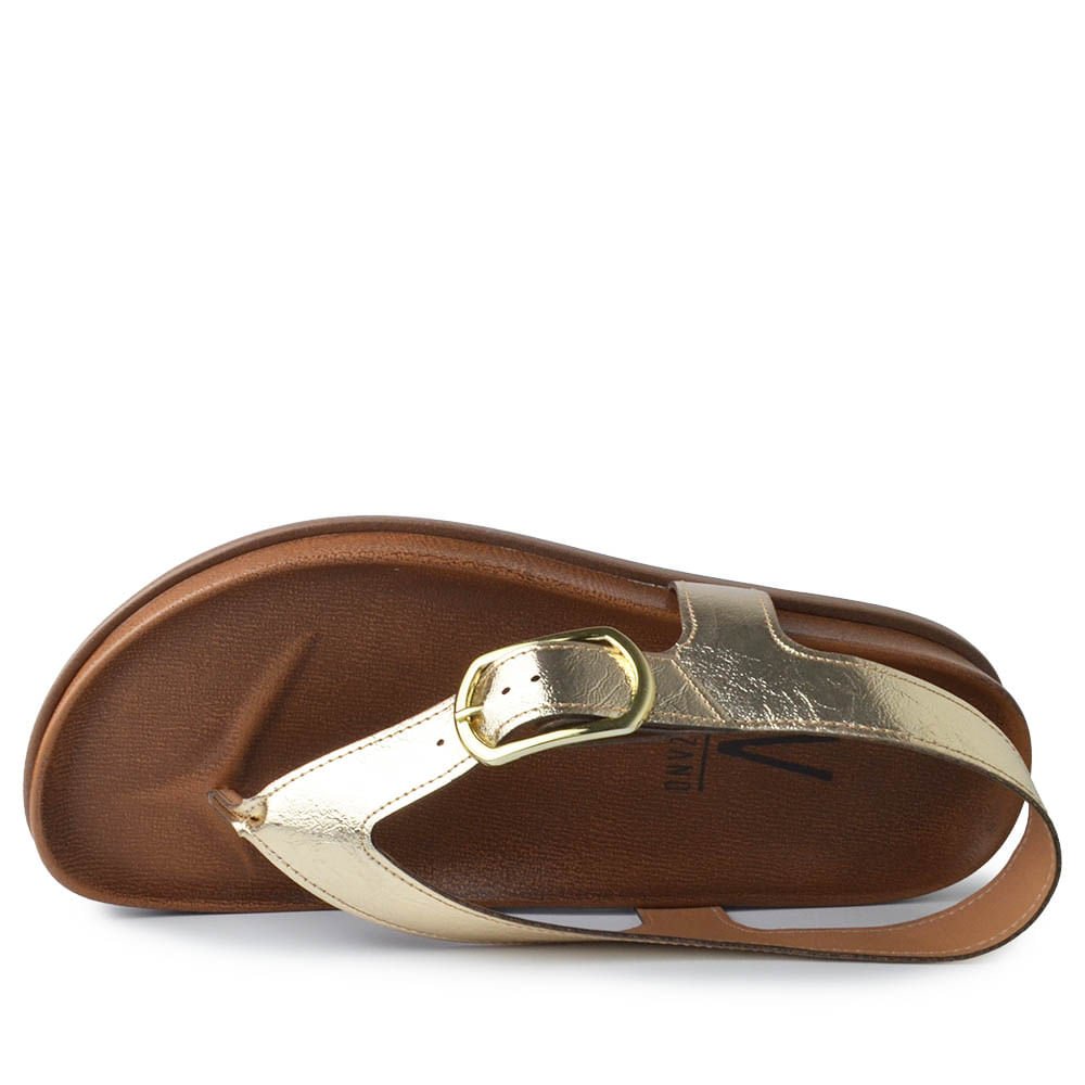 Sandália Papete Vizzano Feminina 6570.201 Dourado 4