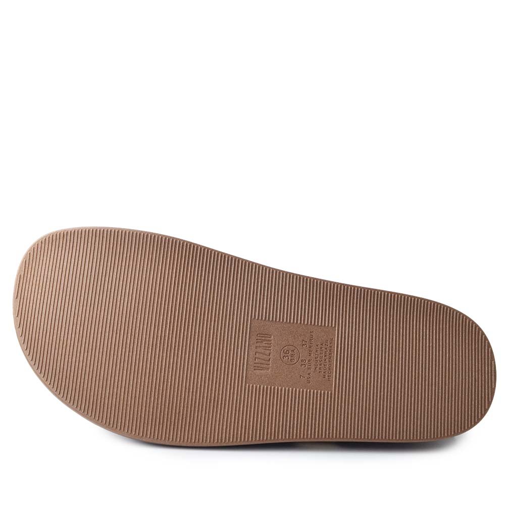 Sandália Papete Vizzano Feminina 6570.201 Dourado 5