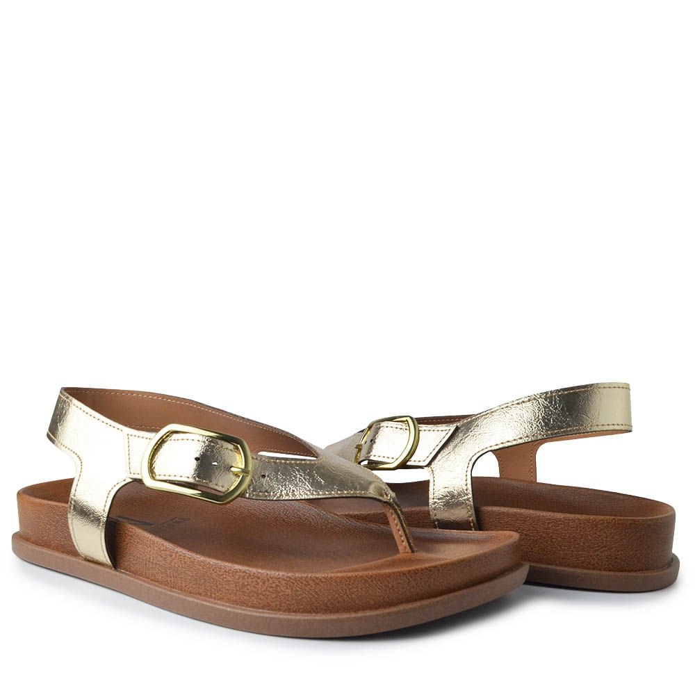 Sandália Papete Vizzano Feminina 6570.201 Dourado 6