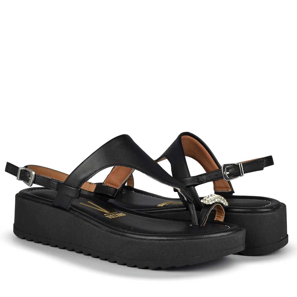 Sandália Papete Vizzano Feminina 6492.329 Preto 6